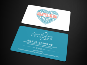 Business Card Design by Tripti Ranjan Gain for Loss To Love Coaching, LLC | Design: #26275497