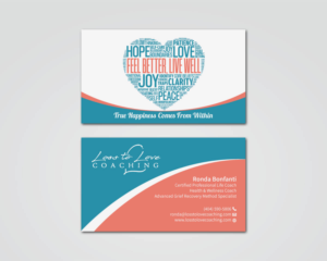 Business Card Design by MDesign for Loss To Love Coaching, LLC | Design: #26279565