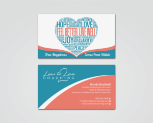 Visitenkarten-Design von MDesign für Loss To Love Coaching, LLC | Design #26279566