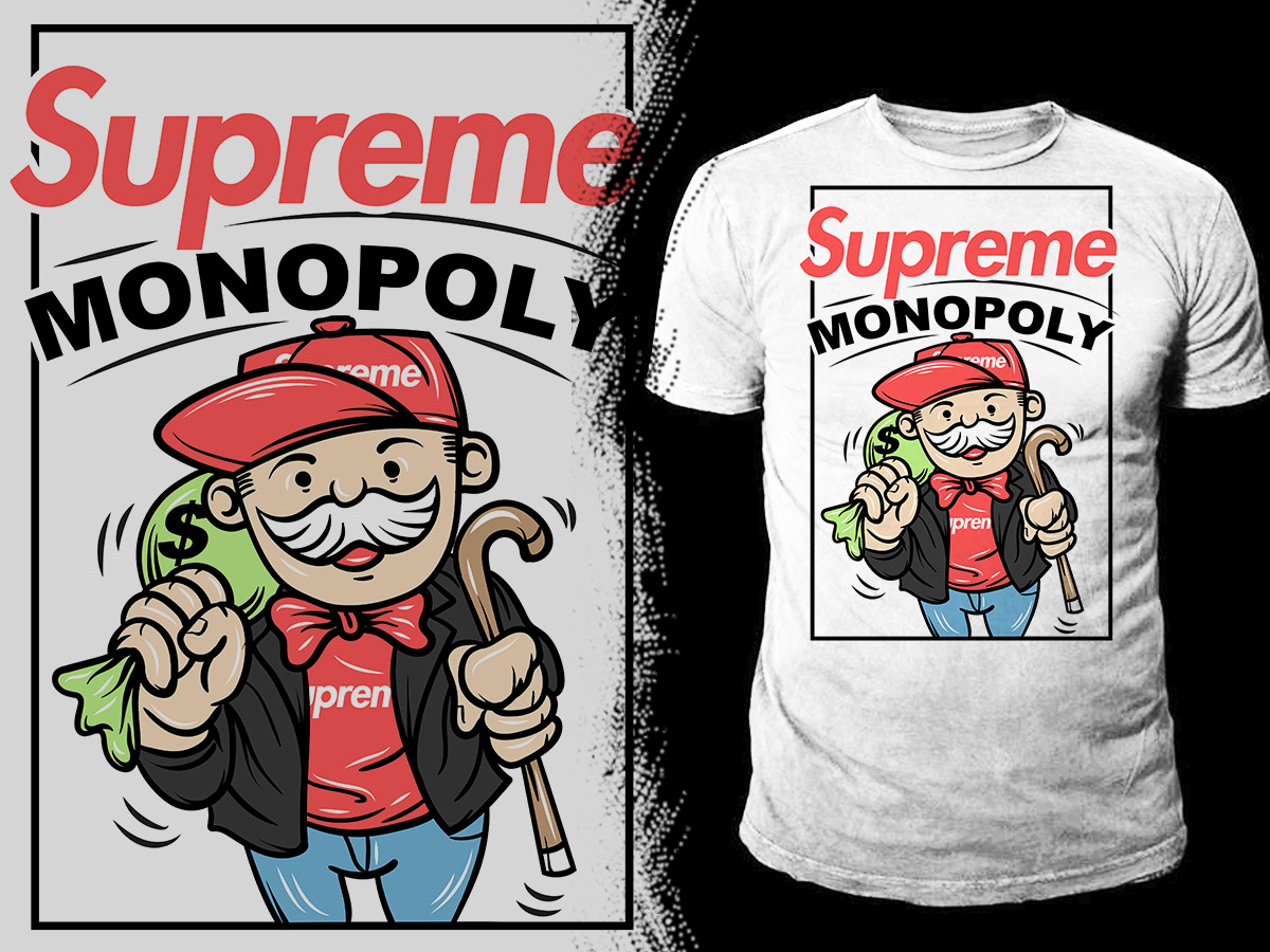 T-Shirt-Design von Falih A für SUPREME MONOPOLY | Design #26297880