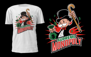 T-shirt Design by D'Mono for SUPREME MONOPOLY | Design: #26301262