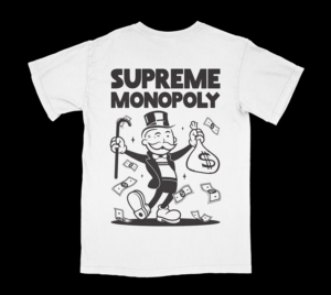 SUPREME MONOPOLY is the title of project | T-Shirt-Design von el_shekoo7