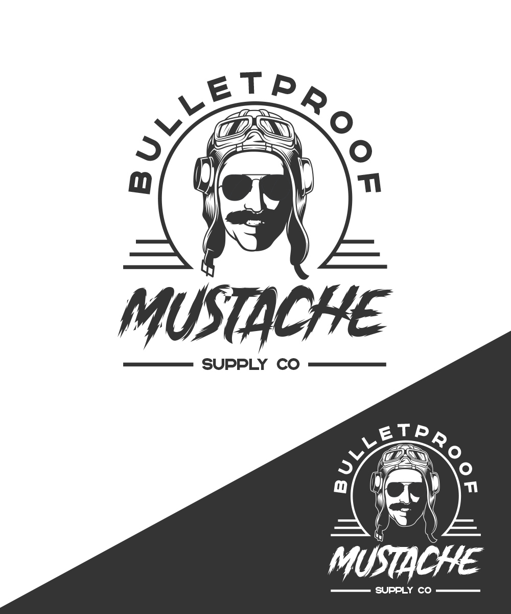 Logo-Design von StudioD™ für Bulletproof Mustache | Design #26291464