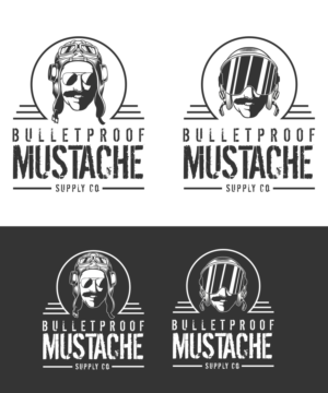 Diseño de Logo por StudioD™ para Bulletproof Mustache | Diseño: #26312144