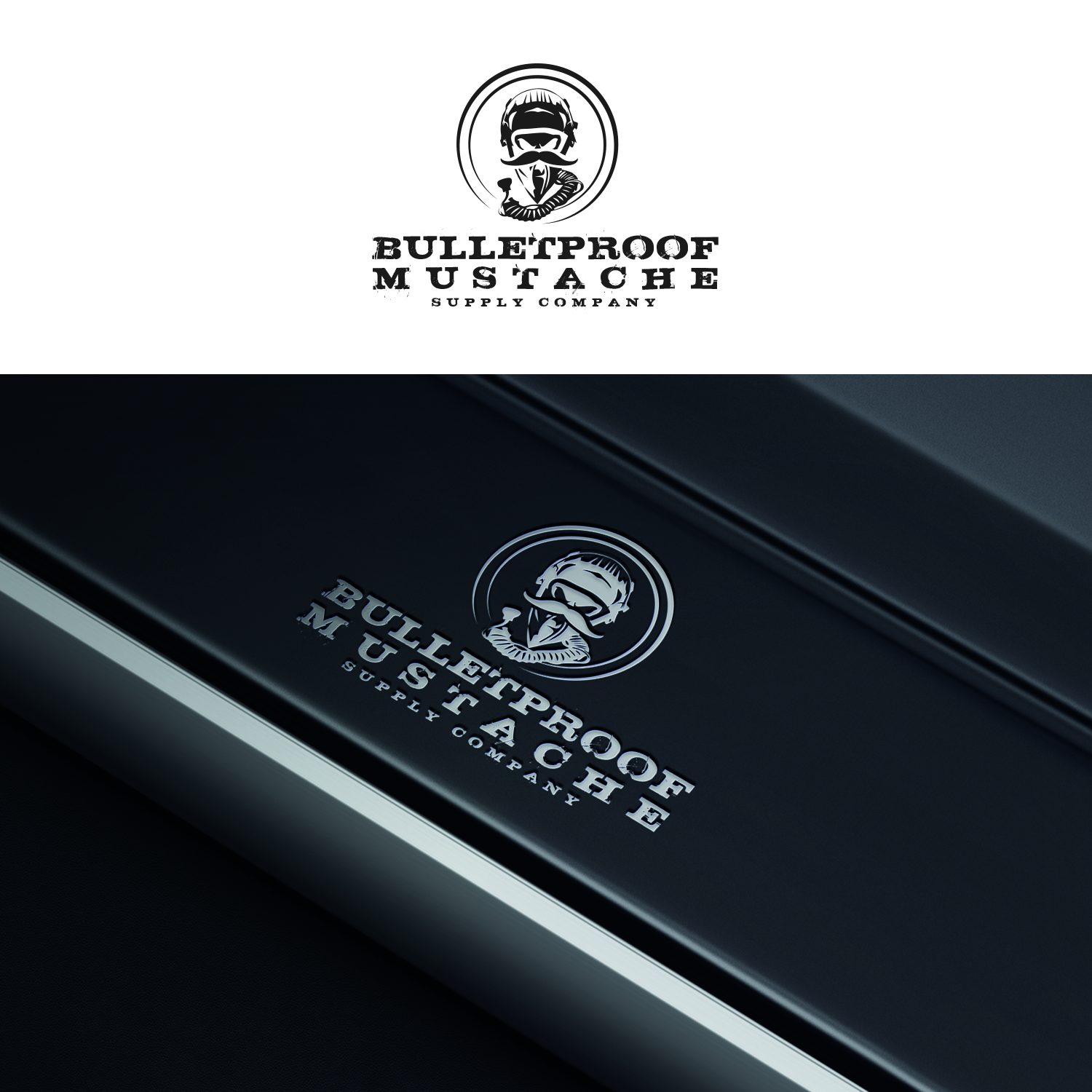 Logo Design by Maxo-Biz for Bulletproof Mustache | Design #26275733