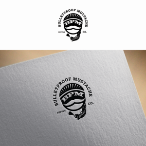 Diseño de Logo por Maxo-Biz para Bulletproof Mustache | Diseño: #26275734