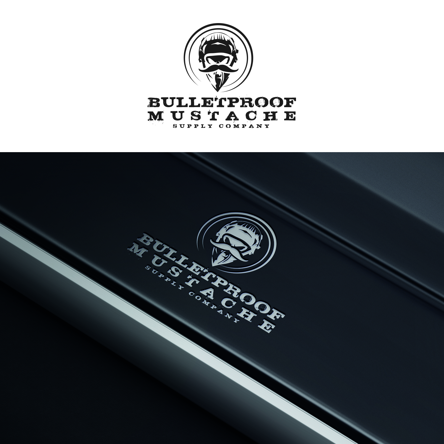 Logo Design by Maxo-Biz for Bulletproof Mustache | Design #26281717