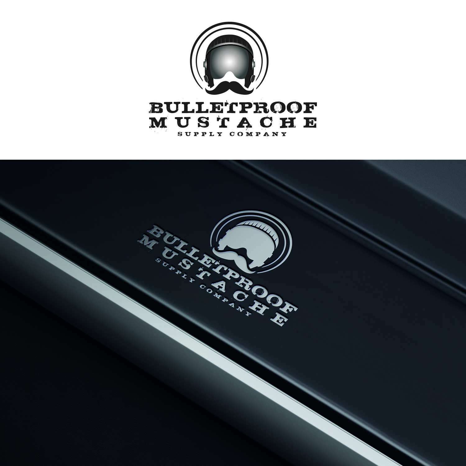Logo Design by Maxo-Biz for Bulletproof Mustache | Design #26281718