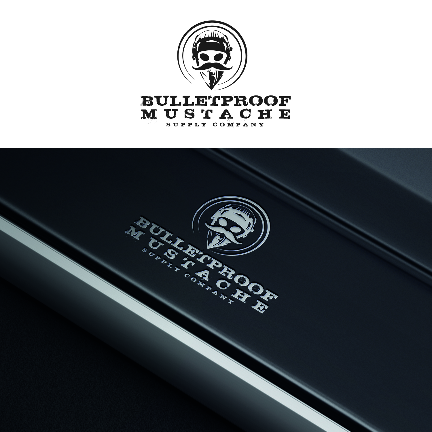 Logo Design by Maxo-Biz for Bulletproof Mustache | Design #26281719