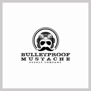 Logo Design by Maxo-Biz for Bulletproof Mustache | Design: #26293482