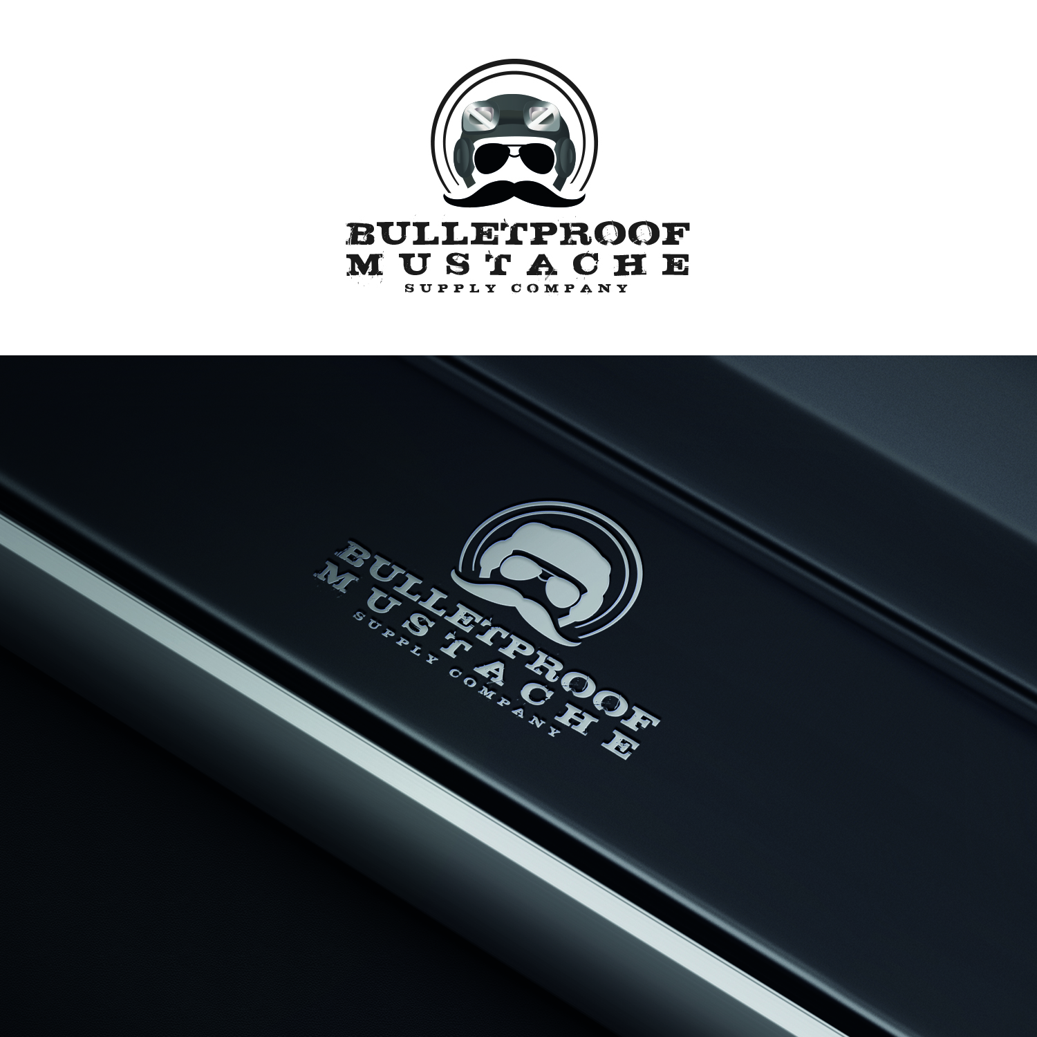 Logo Design by Maxo-Biz for Bulletproof Mustache | Design #26293485