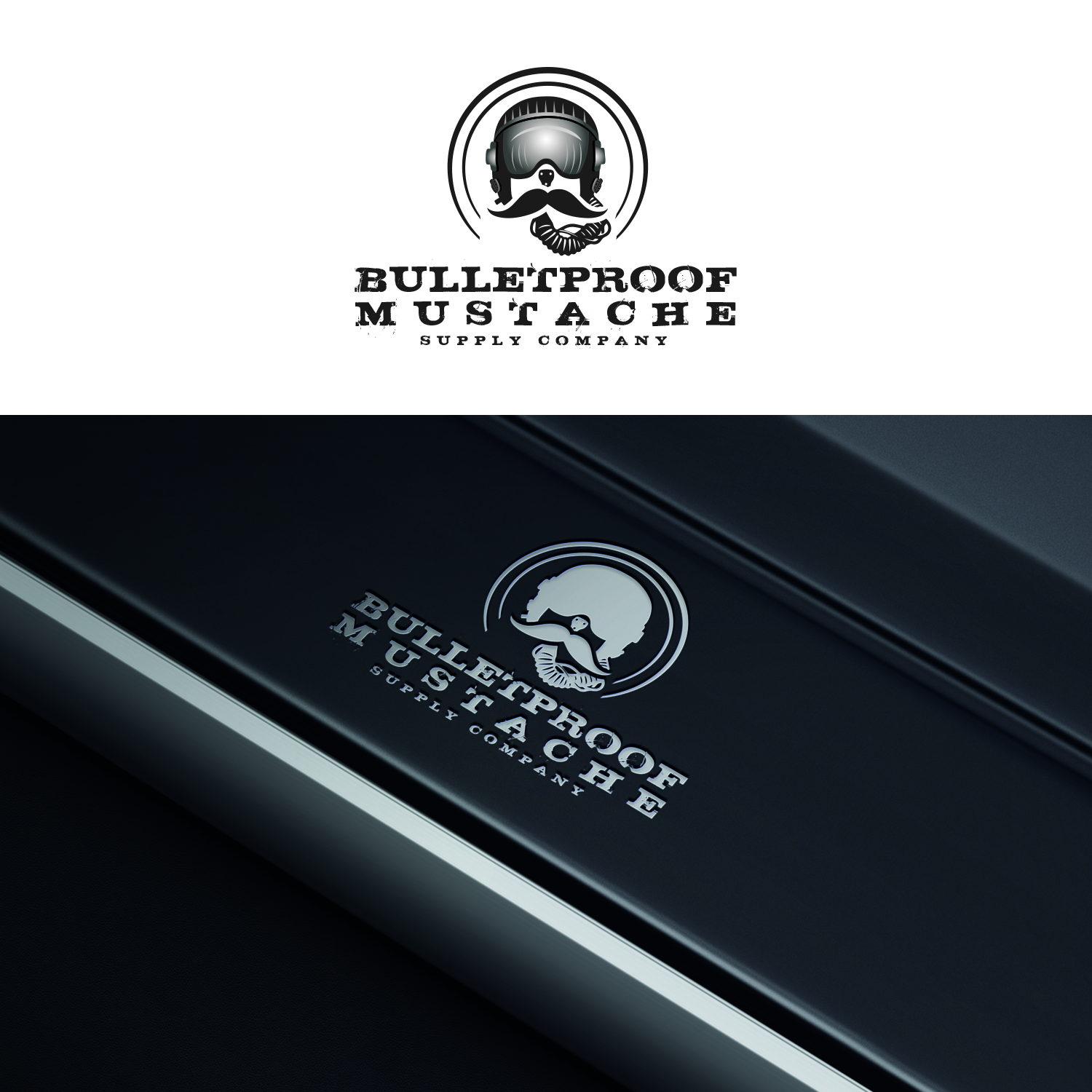 Logo Design by Maxo-Biz for Bulletproof Mustache | Design #26310165