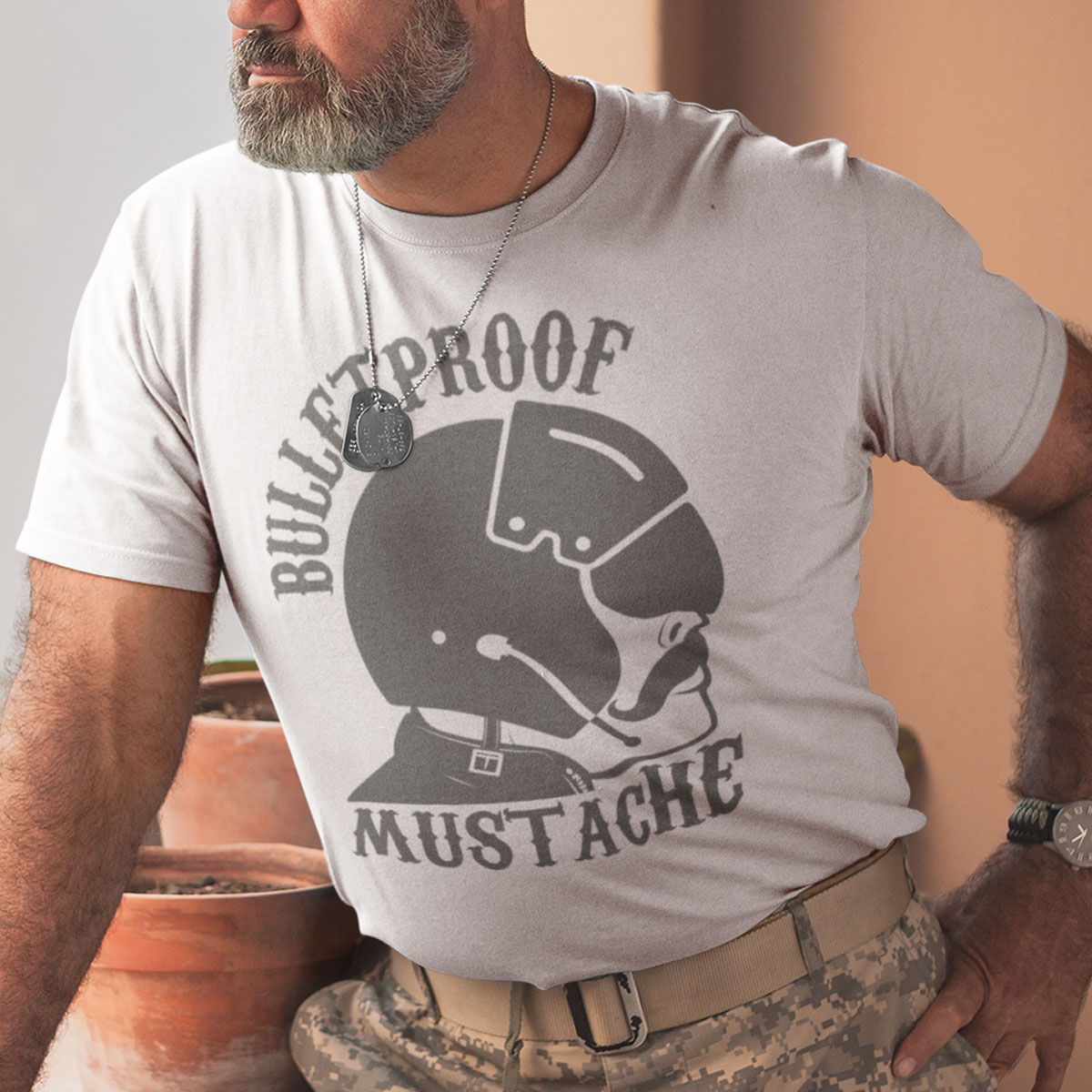 Diseño de Logo por Ehooc Design para Bulletproof Mustache | Diseño #26308646