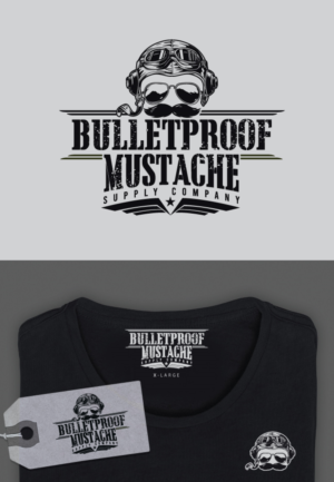 Diseño de Logo por ally designs para Bulletproof Mustache | Diseño: #26284871