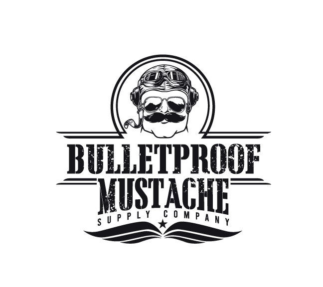 Logo Design by ally designs for Bulletproof Mustache | Design #26290333