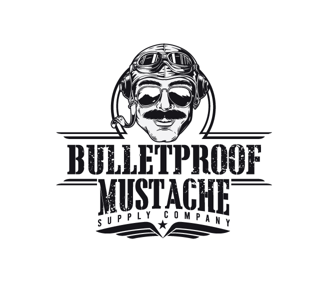 Logo Design by ally designs for Bulletproof Mustache | Design #26309493