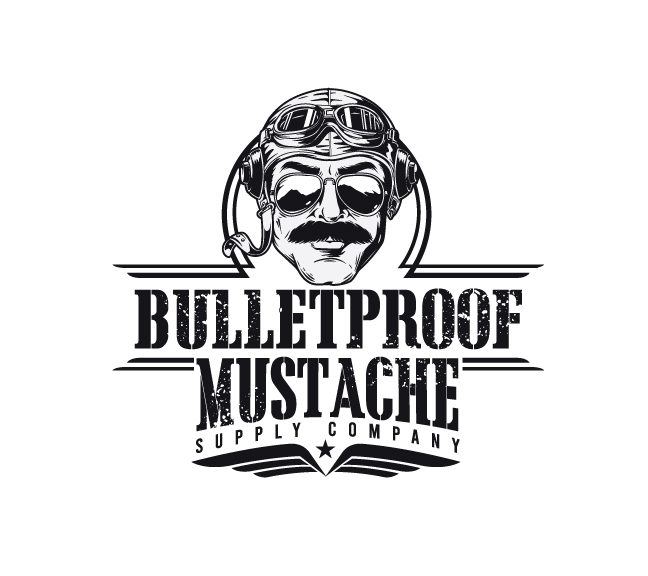 Logo Design by ally designs for Bulletproof Mustache | Design #26309494