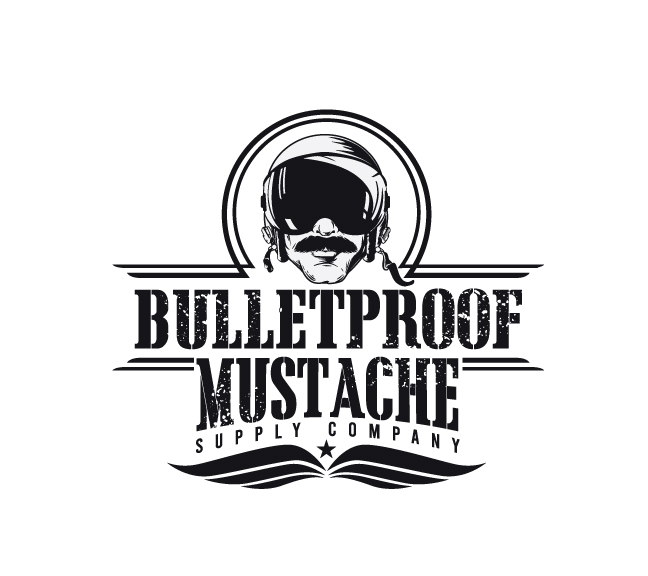 Logo Design by ally designs for Bulletproof Mustache | Design #26309496