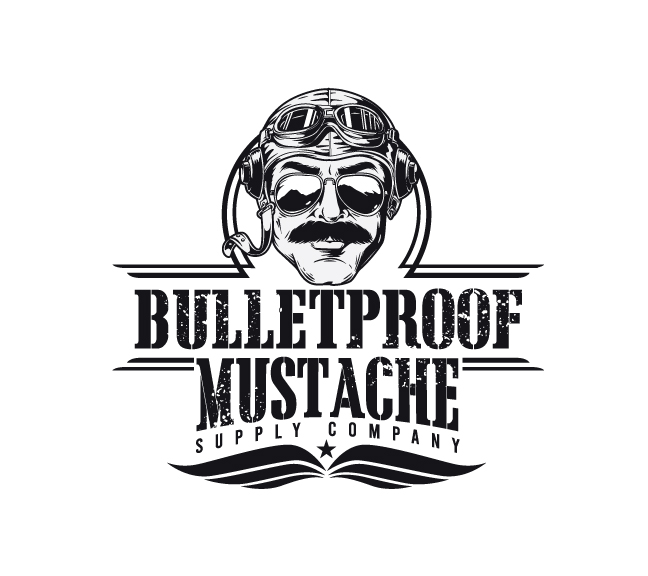 Logo Design by ally designs for Bulletproof Mustache | Design #26321950