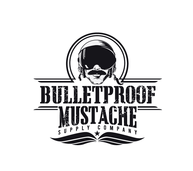 Logo Design by ally designs for Bulletproof Mustache | Design #26321955