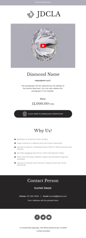 Email Marketing Design by Expert Designer