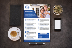 Locksmith Security Services Flyer  | Flyer-Design von alex989