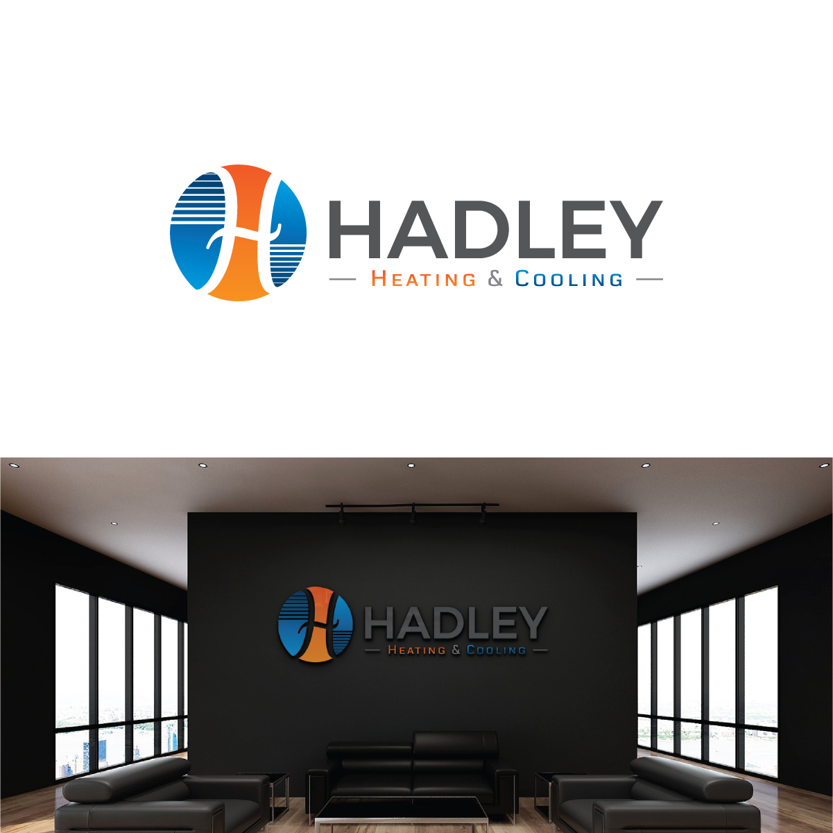 Diseño de Logo por Deziners Zone para Hadley Heating and Cooling | Diseño #26274730