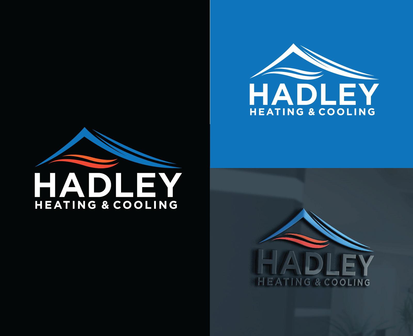 Diseño de Logo por Atec para Hadley Heating and Cooling | Diseño #26280524