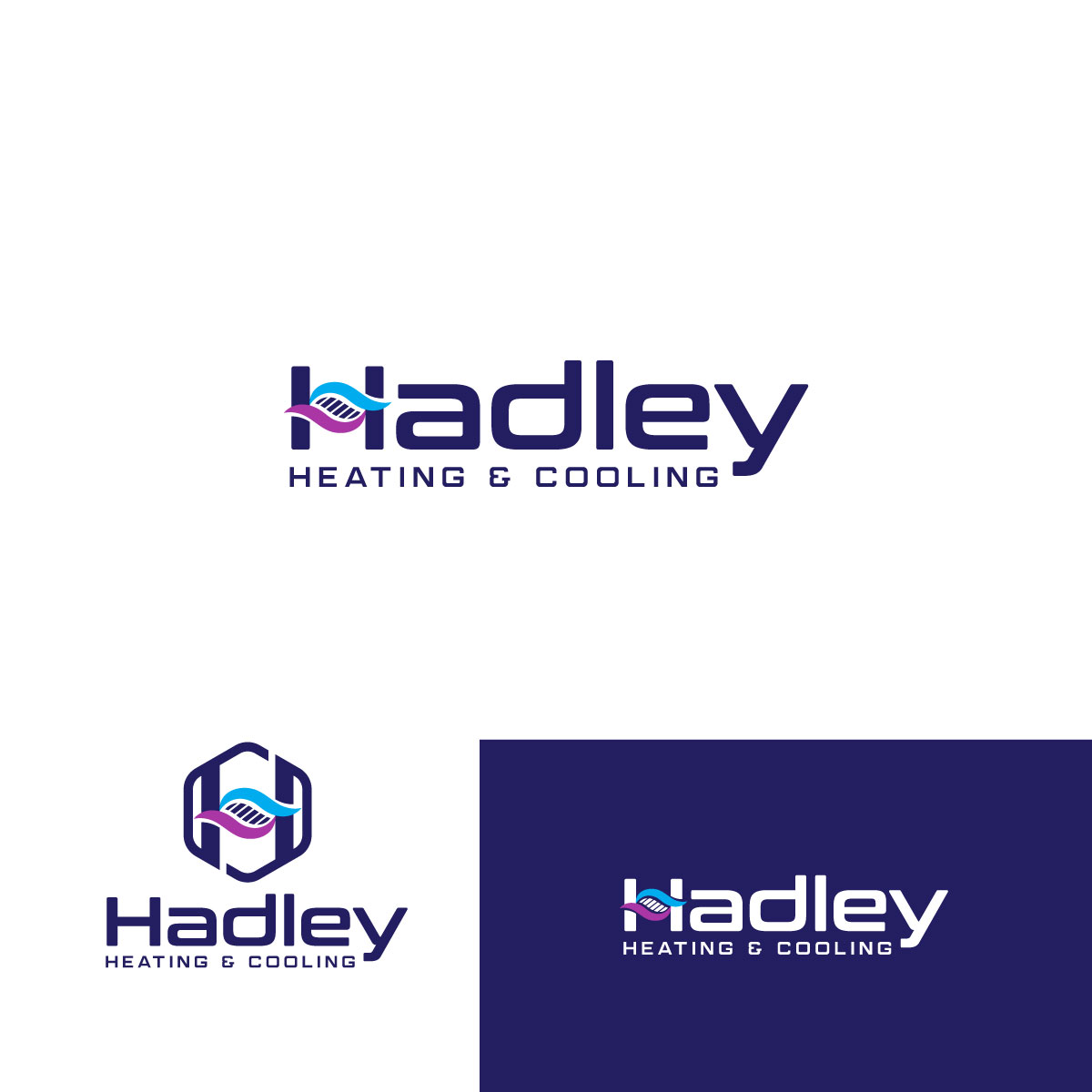 Diseño de Logo por Minimal Studio para Hadley Heating and Cooling | Diseño #26284201