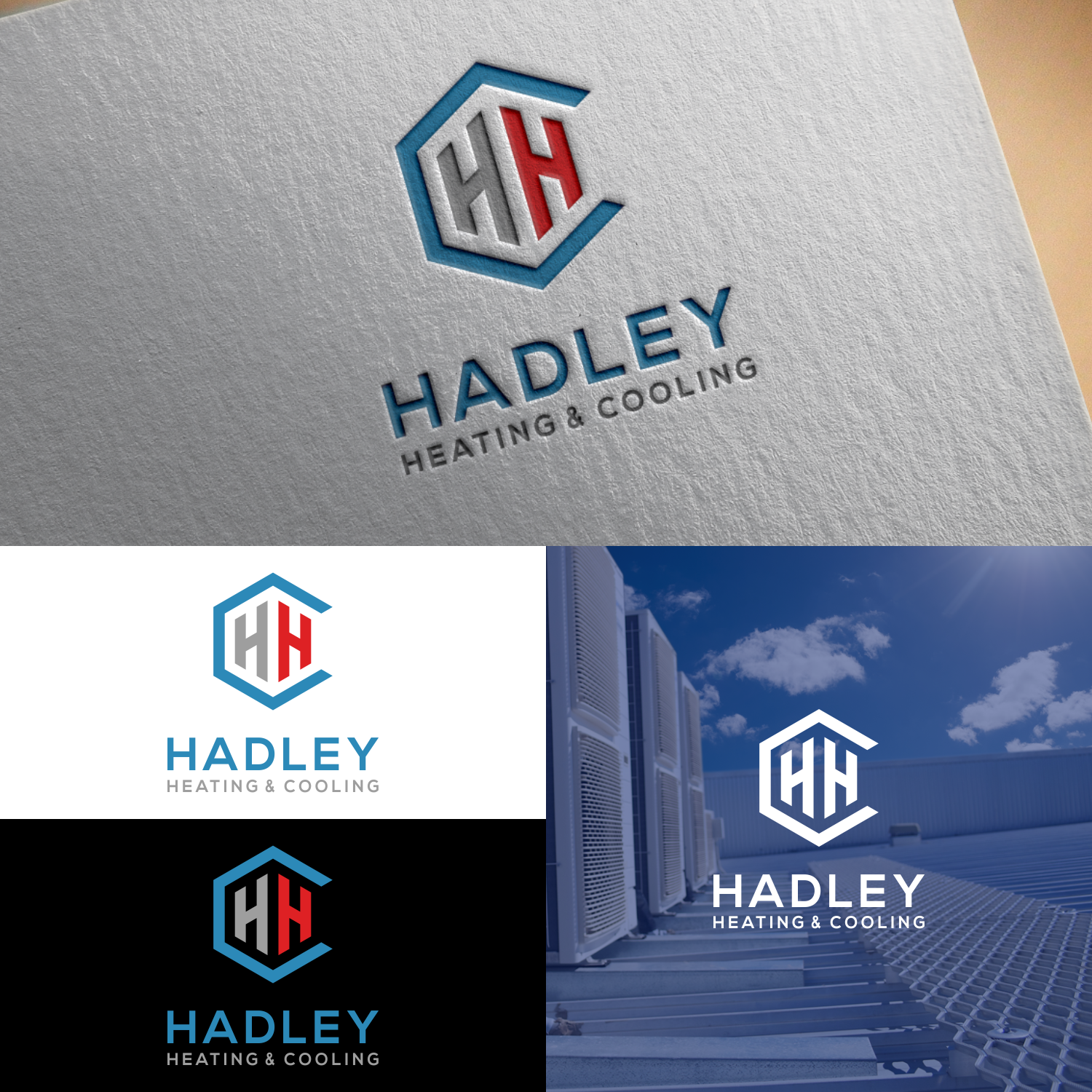 Logo Design by Tangantengen for Hadley Heating and Cooling | Design #26272975