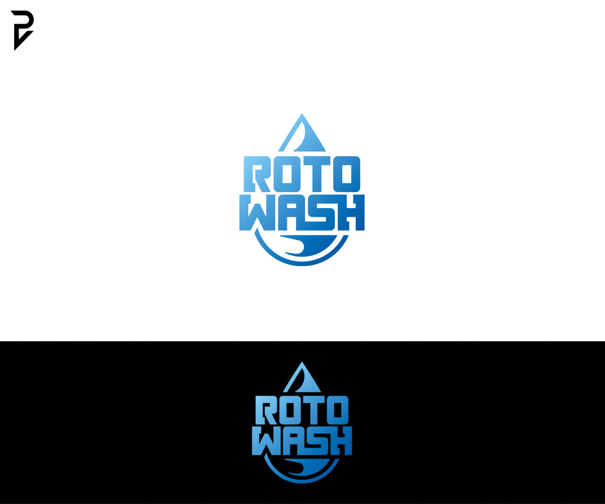Logo Design by poisonvectors for Roto Wash | Design #26278215