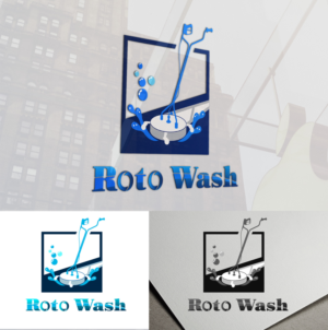 Logo Design by Wonderful design for Roto Wash | Design: #26304556