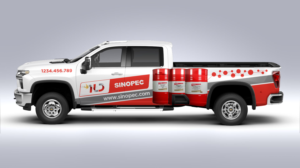 Need a great design for a new truck we are purchasing for the business | Car Wrap Design by Adi Saos