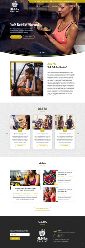 Web Design by pb for this project | Design: #26290131