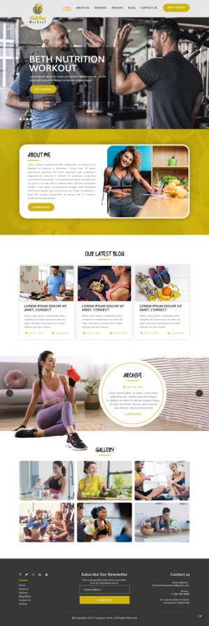 Web Design by pb for this project | Design: #26290136