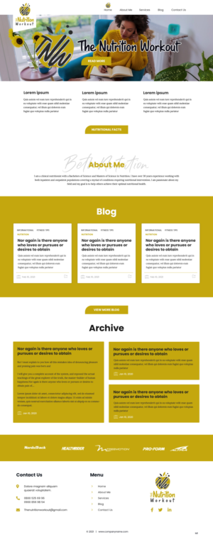 Web Design by pb for this project | Design: #26330137