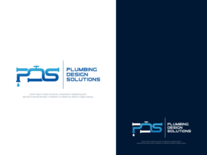 PDS (on top) Plumbing Design Solutions | Logo Design by Locke+