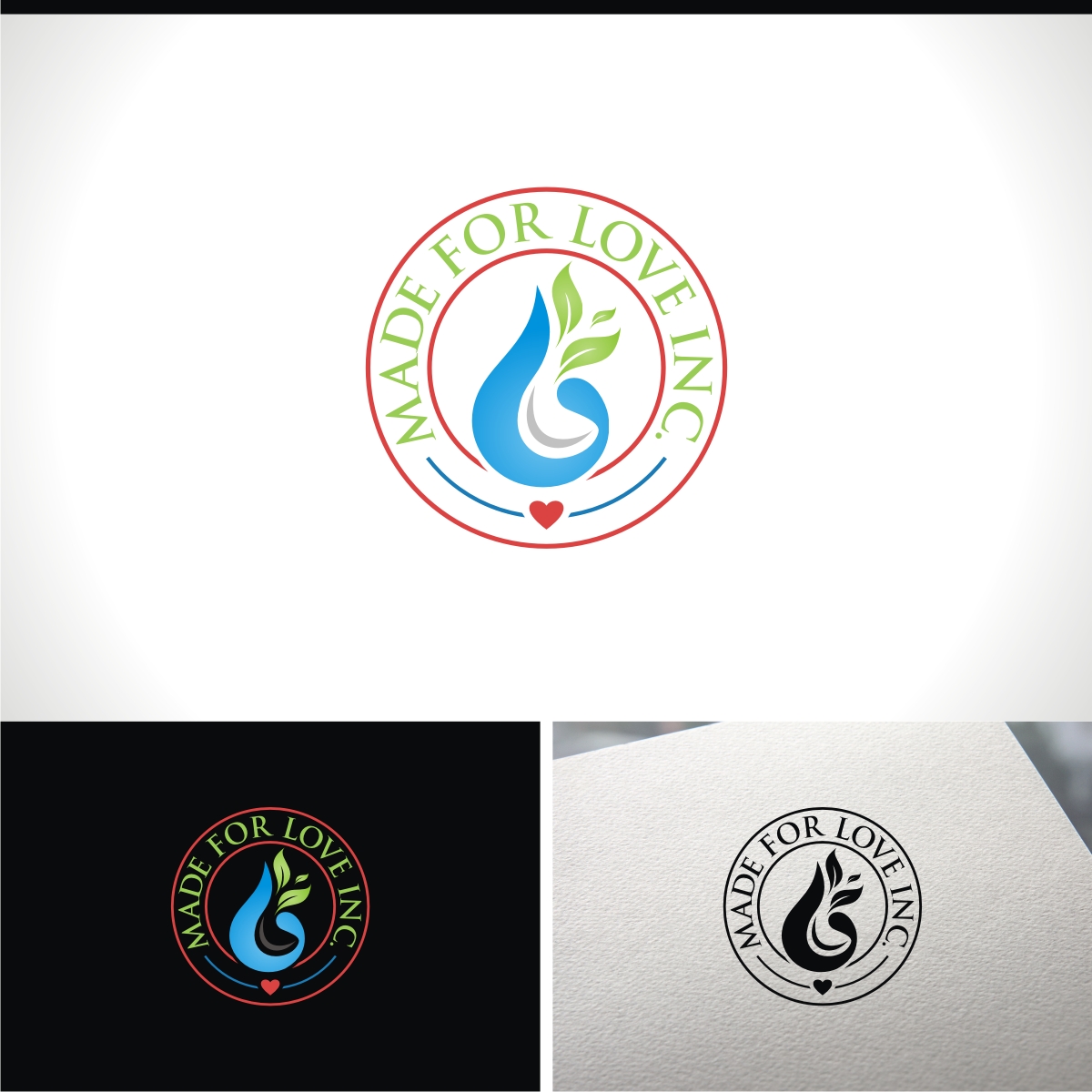 Logo Design by e-graphics for Made for Love Inc | Design #26299885