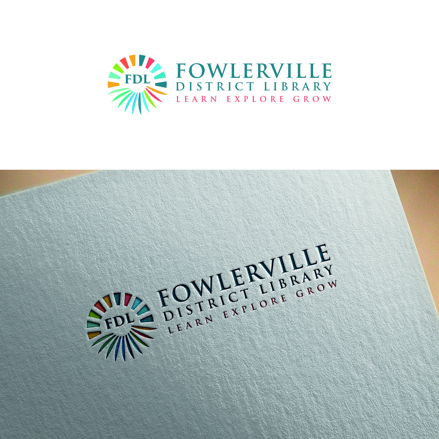 Logo Design by Maxo-Biz for Fowlerville District Library | Design #26281432