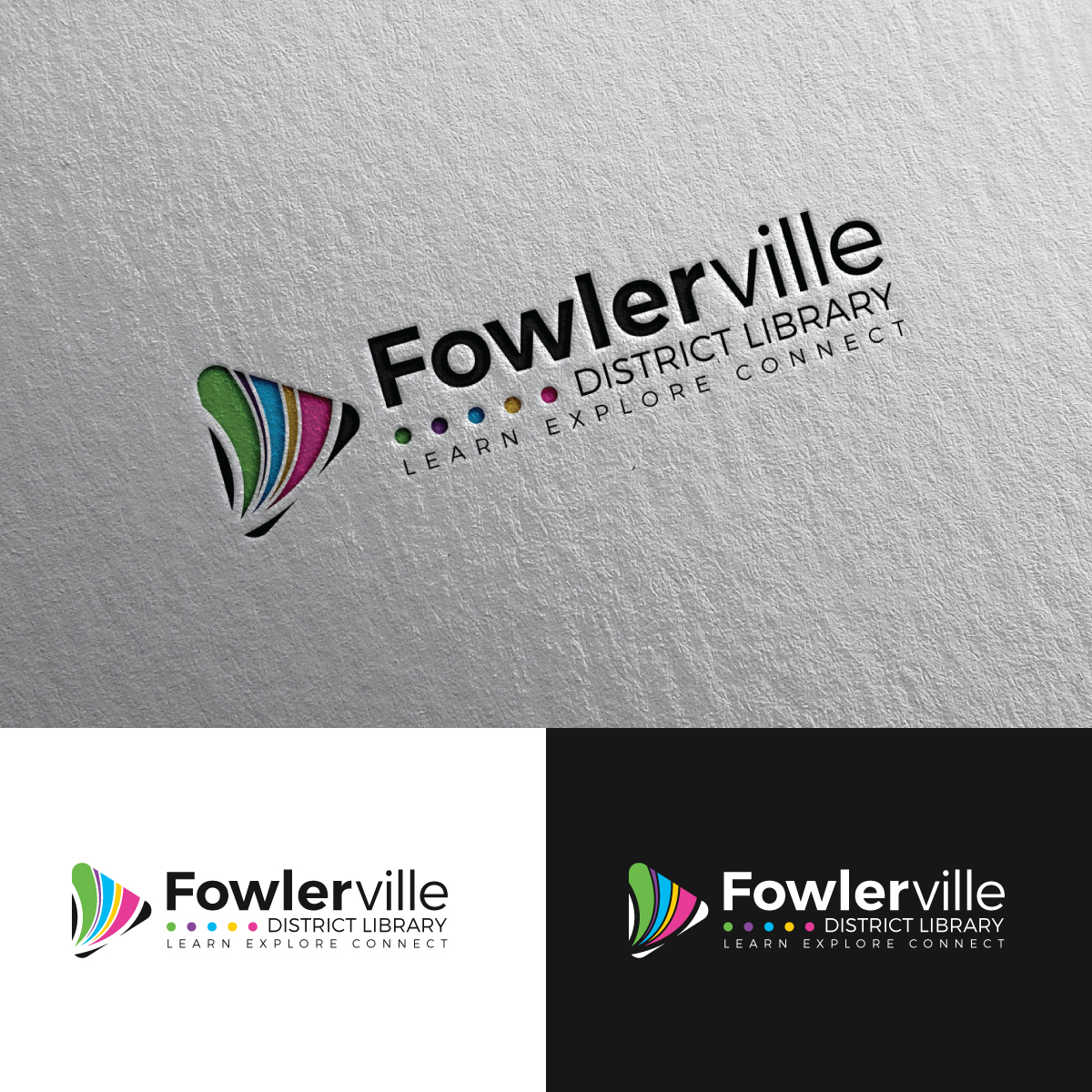 Logo Design by Rii for Fowlerville District Library | Design #26289711