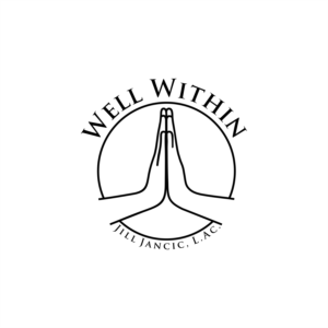Well Within   (and also my name)  Jill Jancic, L.Ac. | Logo Design by luckdesign