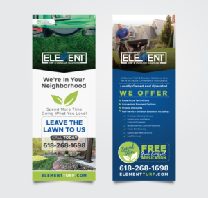 Doorhanger for Fertilization & Weed Control | Print Design par JK18