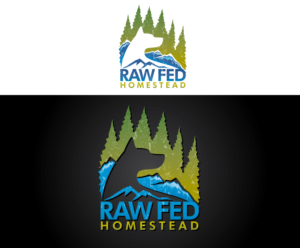 Raw Fed Homestead | Logo Design by blue eye