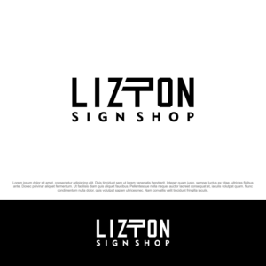 Logo Design by Ilham design for The Lizton Sign Shop | Design: #26285423