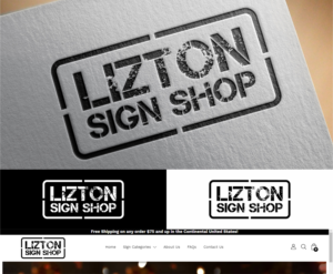Diseño de Logo por vta para The Lizton Sign Shop | Diseño #26279514