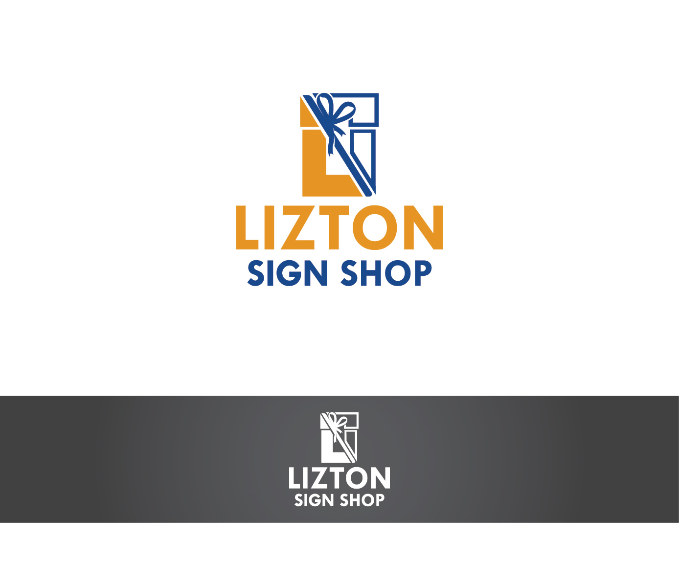 Logo Design by Nagaraj Manic for The Lizton Sign Shop | Design #26282393