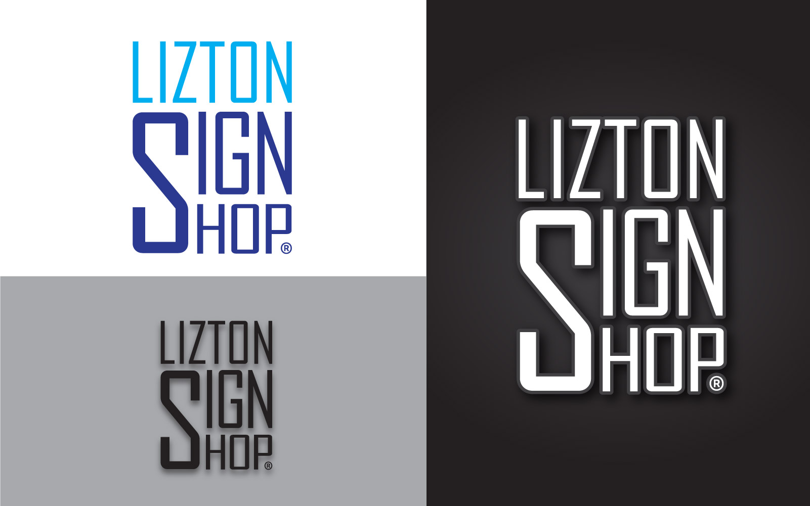 Logo Design by EnriqueF for The Lizton Sign Shop | Design #26283457