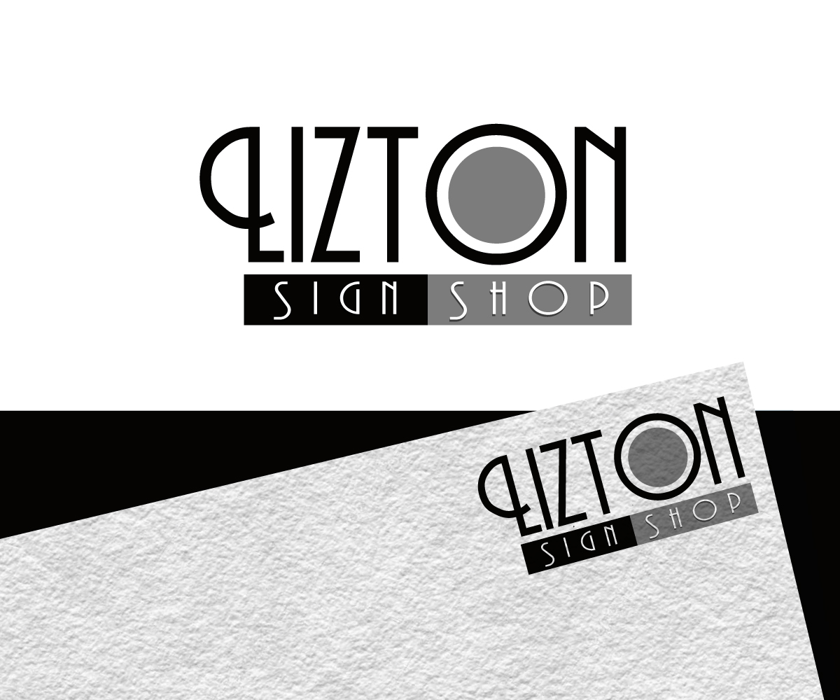 Logo Design by Jay Design for The Lizton Sign Shop | Design #26281833