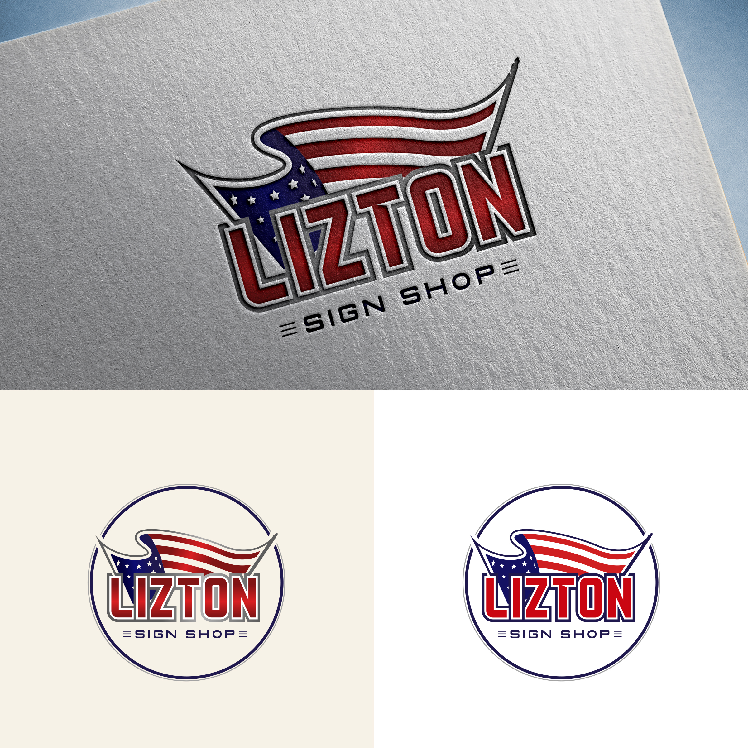 Logo Design by Logooos for The Lizton Sign Shop | Design #26324916