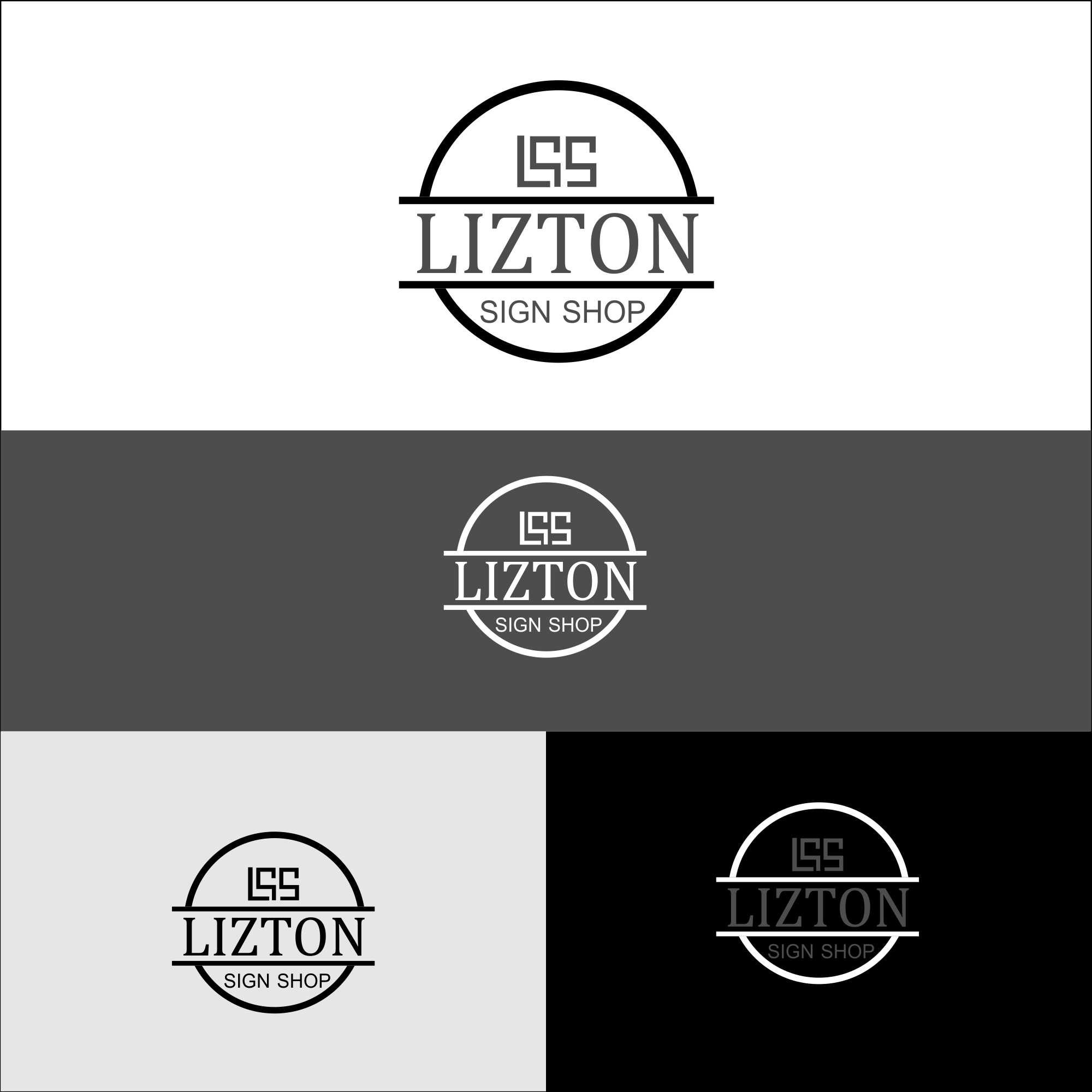 Logo Design by alitjuara for The Lizton Sign Shop | Design #26313465